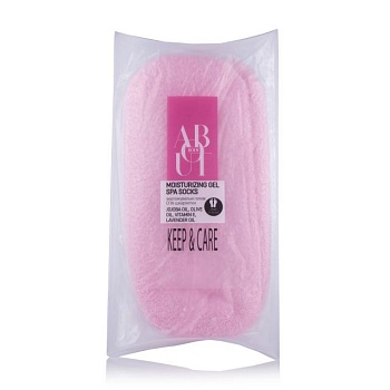 foto увлажняющие гелевые спа-носки about body moisturizing gel spa socks, 1 пара