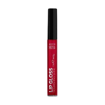 foto блиск для губ avon ultra colour nourishing shine lip gloss гранатовий пунш, 7 мл