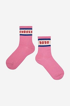 foto детские носки bobo choses цвет розовый