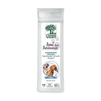 foto шампунь для щенков l'arbre vert с экстрактом сладкого миндаля, 250 мл
