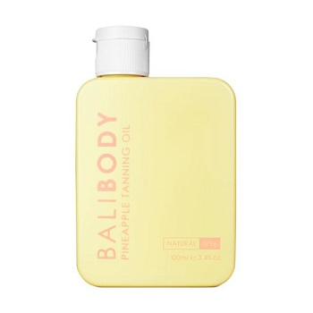 foto масло для загара bali body pineapple tanning oil spf 6 с экстрактом ананаса, 100 мл