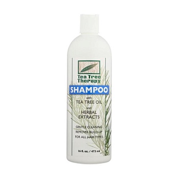 foto шампунь для волос tea tree therapy shampoo с маслом чайного дерева и экстрактами трав, 473 мл