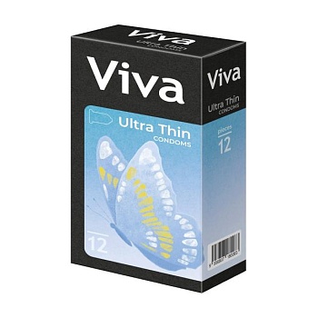 foto презервативи латексні viva ультратонкие, 12 шт