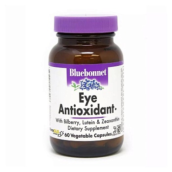 foto дієтична добавка в капсулах bluebonnet nutrition eye antioxidant, 60 шт