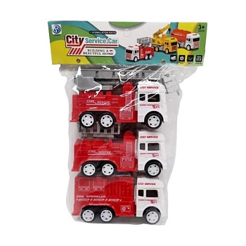 foto детский набор машинок країна іграшок пожарные машины, от 3 лет, 3 шт (7331-2a2)