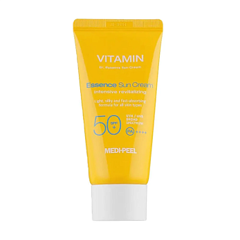 foto солнцезащитный крем для лица medi-peel vitamin dr essence sun cream spf50+ pa++++ с витаминами, 50 мл