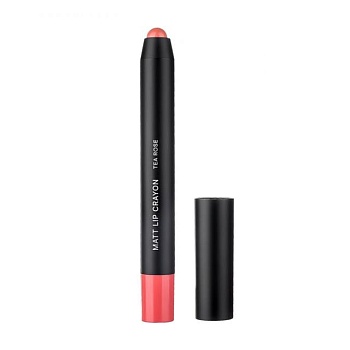 foto матовая помада-карандаш для губ kodi professional matt lip crayon tea rose, 1.7 г