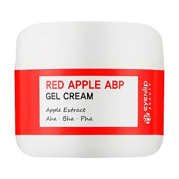 foto гель-крем для лица eyenlip red apple abp gel cream с красным яблоком, 50 мл
