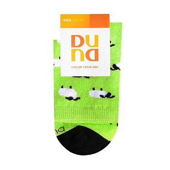 foto шкарпетки дитячі duna 4063 високі, лайм, розмір 22-24