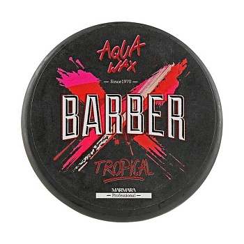 foto віск для укладання волосся marmara aqua wax barber tropical, 150 мл
