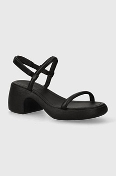 foto шкіряні сандалі camper thelma sandal колір чорний k201596.001