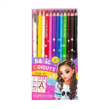 foto дитячий набір кольорових олівців top model, 12 шт, від 3 років (6336676)