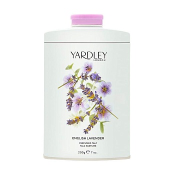 foto тальк для тела yardley april violets talc, 200 мл