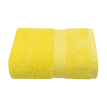 foto полотенце махровое home line 70*140, желтое, 400 г/м3 (3125954)