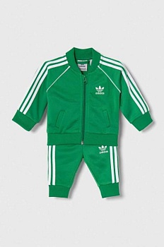 foto cпортивний костюм для немовлят adidas originals колір зелений