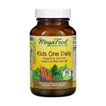 foto диетическая добавка мультивитамины и минералы в таблетках megafood kids one daily для детей, 60 шт