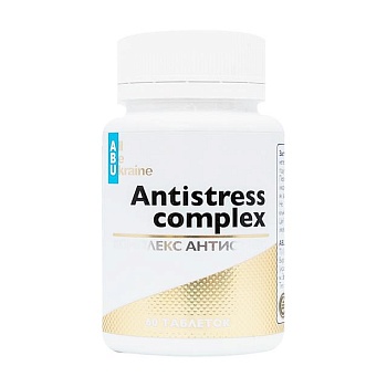 foto дієтична добавка в таблетках abu antistress complex комплекс антистрес, 60 шт
