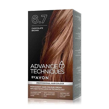 foto уценка! стойкая крем-краска для волос avon advance techniques салонный уход, 6.7 chocolate brown, 138 мл