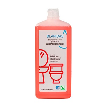 foto кислотний засіб для миття санітарних кімнат blanidas с35 ph3, 1 л