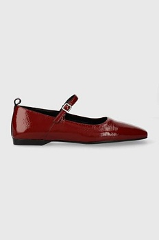 foto шкіряні балетки vagabond shoemakers delia колір червоний  5307.460.42