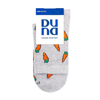 foto шкарпетки чоловічі duna 7037 високі, світло-сірі, розмір 27-29