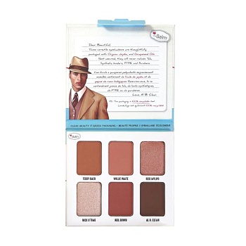 foto палетка теней для век thebalm male order eyeshadow palette, domestic male, 13.2 г