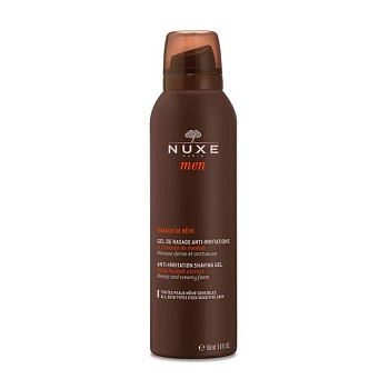 foto гель для гоління nuxe men anti-irritation shaving gel, 150 мл