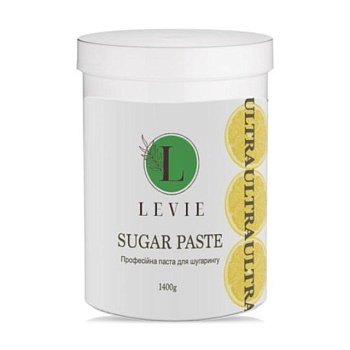 foto цукрова паста для шугарингу levie sugar paste ultra лимон, 1.4 кг