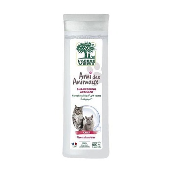 foto шампунь для кошек l'arbre vert с экстрактом цветков вишни, 250 мл