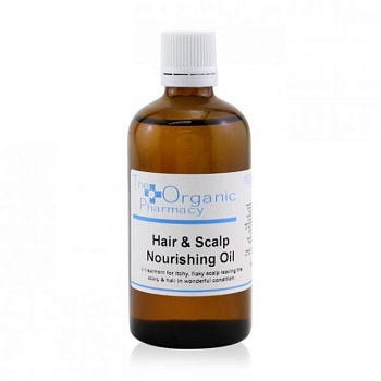 foto питательное масло для волос и кожи головы the organic pharmacy hair & scalp oil, 100 мл