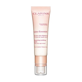 foto бальзам clarins calm-essentiel repairing soothing balm для чутливої шкіри обличчя і тіла, 30 мл