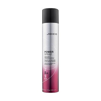 foto лак для укладання волосся joico power spray fast-dry finishing spray фіксація 8+ (екстрасильна), 345 мл