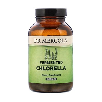 foto дієтична добавка в таблетках dr. mercola fermented chlorella ферментована хлорела, 450 шт