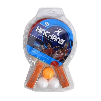 foto набор для настольного тенниса yg toys, от 3 лет (ракетка, 2 шт + мячик, 3 шт) (306)