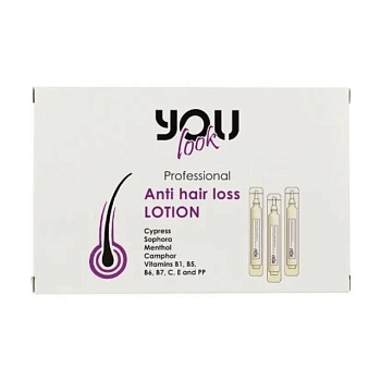 foto лосьон you look professional anti hair loss lotion против выпадения волос, 10*10 мл