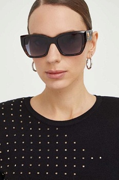foto солнцезащитные очки kurt geiger london женские цвет коричневый