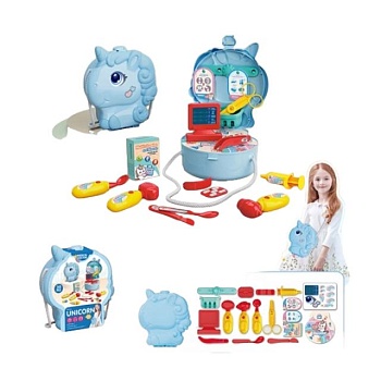 foto игрушка країна іграшок набор врача в чемодане unicorn, от 3 лет, 17.5*8.5*19.5 см (kl02-4)