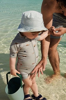 foto комбинезон для купания - детский купальник liewood цвет серый
