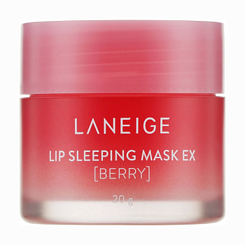 foto ночная маска для губ laneige lip sleeping mask berry лесные ягоды, 20 г
