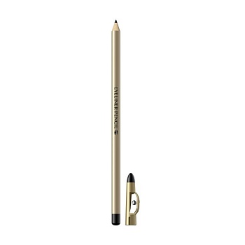 foto контурний олівець для очей eveline cosmetics eyeliner pencil з точилою, чорний, 1.2 г