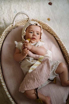 foto м'яка іграшка для немовлят la millou doudou swan powder pink