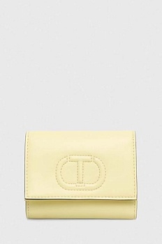 foto гаманець twinset жіночий колір жовтий