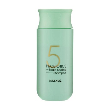 foto шампунь masil 5 probiotics scalp scaling shampoo для глибокого очищення шкіри голови, з пробіотиками, 150 мл