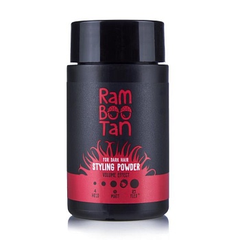 foto пудра для укладки темных волос rambootan styling powder с матовым эффектом, 10 г