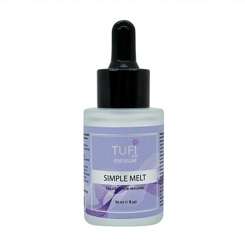 foto ремувер для кутикулы tufi profi premium simple melt liquid cuticle remover, 30 мл