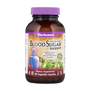 foto диетическая добавка в капсулах bluebonnet nutrition targeted choice blood sugar support контроль сахара в крови, 90 шт