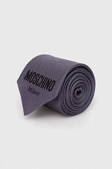 foto краватка moschino колір сірий