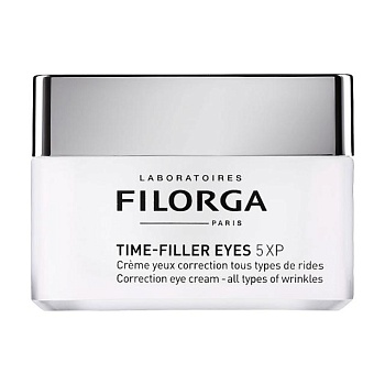 foto корректирующий крем для кожи вокруг глаз filorga time-filler eyes 5 xp correction eye cream, 15 мл