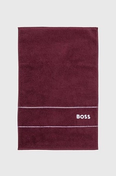 foto бавовняний рушник boss plain burgundy 40 x 60 cm