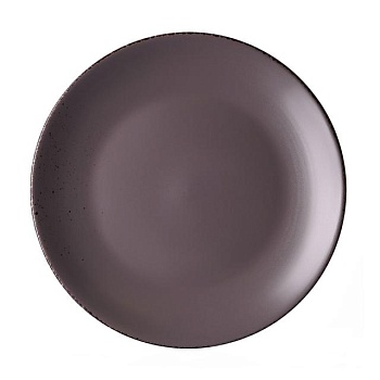 foto тарілка десертна ardesto lucca кераміка, grey brown, 19 см (ar2919gmc)